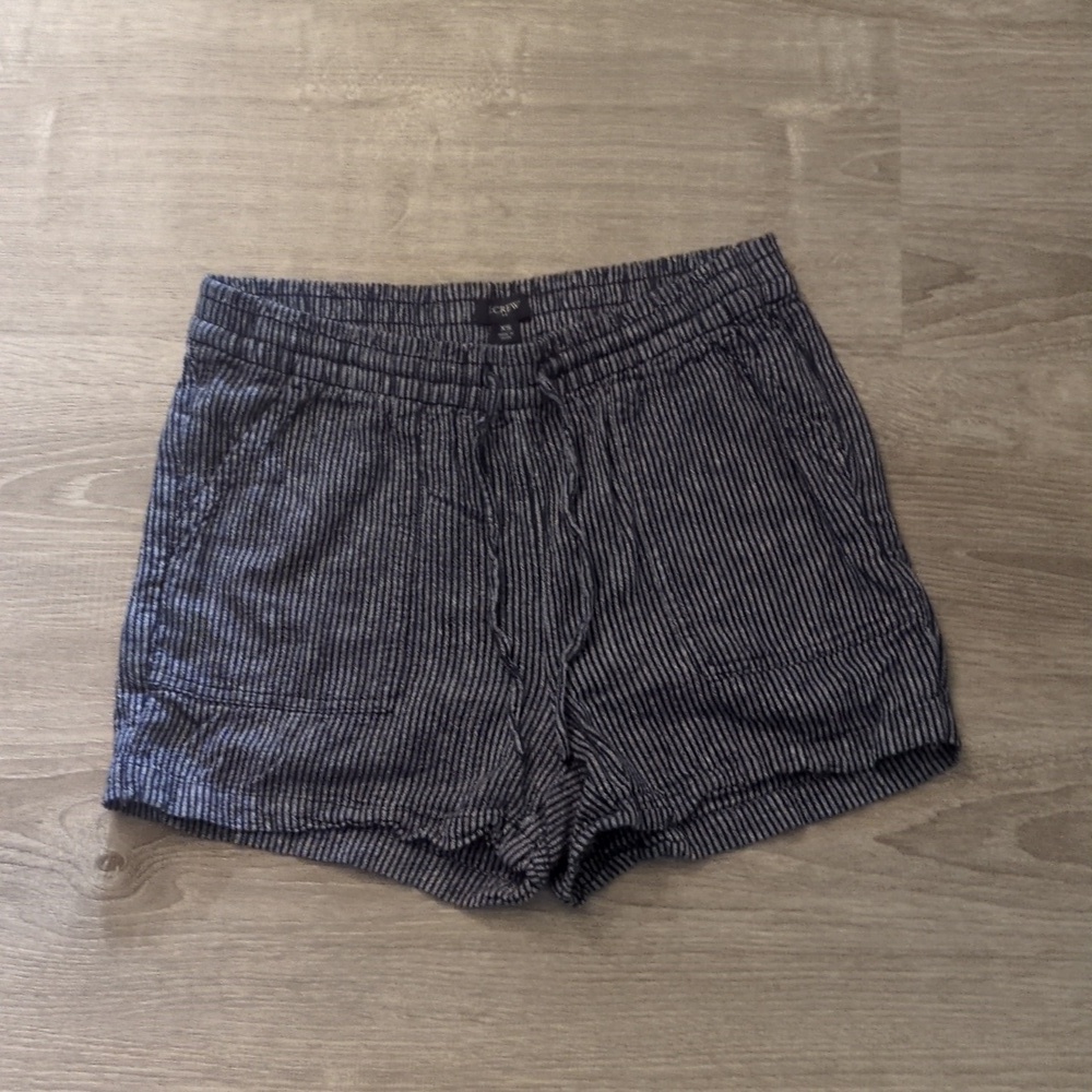 J. Crew blue pin stripe shorts size XS